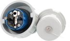 Preview: MENNEKES 10828 Schuko-Stecker, 16A, 230V, grau/blau