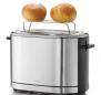 Preview: WMF Lono Toaster, 900W, 2-Scheiben, Brötchenaufsatz, schwarz/edelstahl