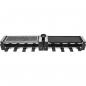 Preview: Clatronic RG 3678 Raclette Grill mit heißem Stein, 2x 600W, 8 Pfännchen, schwarz (263815)