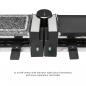 Preview: Clatronic RG 3678 Raclette Grill mit heißem Stein, 2x 600W, 8 Pfännchen, schwarz (263815)