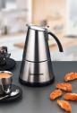 Preview: Rommelsbacher EKO364/E Espressokocher, 365 W, Edelstahl-Filtereinsatz, 2 oder 4 Tassen, edelstahl