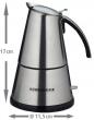 Preview: Rommelsbacher EKO364/E Espressokocher, 365 W, Edelstahl-Filtereinsatz, 2 oder 4 Tassen, edelstahl