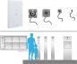 Preview: ARDEBO.de M-E Vistadoor VDV B90 Video Modul zum individuellen Einbau mit RFID-Modul (40940)