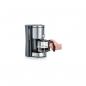 Preview: Severin KA 4825 TypeSwitch Kaffeemaschine, 1000W, 10 Tassen, Warmhalteplatte, Edelstahl gebürstet/schwarz