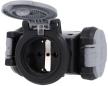 Preview: ABL 1173563 SCHUKOProfessional Hänge- kupplung 3f Vollgummi IP54 grau/schwarz