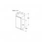 Preview: Bosch KIR41VFE0 Einbau Vollraumkühlschrank, Nischenhöhe 122,5 cm, 204L, Festtürtechnik, Multi Box XXL, Eco Airflow, LED Beleuchtung