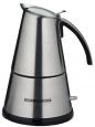 Preview: ARDEBO.de Rommelsbacher EKO366/E Espressokocher, 365 W, Edelstahl-Filtereinsatz, 3 oder 6 Tassen, edelstahl