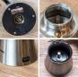 Preview: Rommelsbacher EKO366/E Espressokocher, 365 W, Edelstahl-Filtereinsatz, 3 oder 6 Tassen, edelstahl