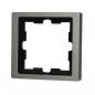 Preview: Merten D-Life Metall Rahmen, 1fach, nickelmetallic (MEG4010-6550)