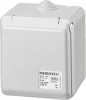 Preview: ARDEBO.de Mennekes (4102) Cepex-Wandsteckdose, grau