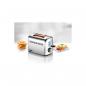 Preview: Unold 38326 2er Retro Toaster, 790-950W, Brötchenaufsatz, 7 Röstgrade, auftauen, Edelstahl