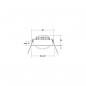 Preview: Brumberg BB05 LED-Einbaustrahlerset schaltbar, 6W, 640lm, 3000K, nickel matt (38365153)