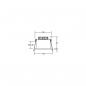 Preview: Brumberg LED-Einbaudownlight IP54, 6W, 540lm, 2700K, weiß (12266073)