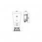 Preview: OBO Bettermann WB AC BL Wallbox Basic, 11kW, Typ 2, 5m Kabel (6570020)