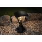 Preview: Paulmann Pollerleuchte Classic Curved IP44 280mm max. 12W 230V Klar/Schwarz E27, Kunststoff, schwarz (94393)