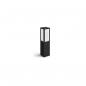 Preview: Philips Hue White & Color Ambiance Impress Outdoor LED Sockelleuchte, 8W, 1180lm, 4000K, schwarz (915005731301)