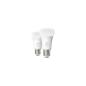 Preview: Philips Hue White & Color Ambiance E27 Lampe, Doppelpack, A60, 806lm, 4000K (929002489602)