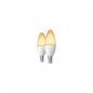 Preview: ARDEBO.de Philips Hue White Ambiance E14 Lampe, Doppelpack, Kerze, 5,2W, 470lm, 4000K (929002294404)