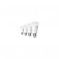 Preview: Philips Hue White Ambiance LED Lampe, Viererpack, 9W, E27, A60, 806lm, 4000K (929002489804)