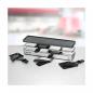 Preview: ARDEBO.de Rommelsbacher RC 800 Raclette, 730W, Grillfläche 41 x 10 cm, Antihaftbeschichtung , 4 Pfännchen, 4 Schaber, stufenlose Temperaturregelung, silber