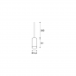 Preview: SLV FITU Indoor Pendelleuchte, E27, schwarz, max. 60W, 5m (132690)