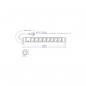 Preview: Bachmann 19 Zoll Steckdosenleiste, 8xSchuko, 1HE PVC, 2m, grau (333.601)