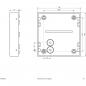 Preview: EVN Wandanbauleuchte, LED, downlight, 3000K, 8W, IP65, eckig, anthrazit (WAQ65081602)