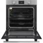 Preview: Exquisit EBEP 697-3H A+ Einbaubackofen, 60cm breit, 73L, Pizzaprogramm, Timer, Kindersicherung, Edelstahl