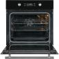 Preview: Exquisit EBEP697-H-030 Einbaubackofen, 60 cm breit, 70L, Grill, 11 Funktionen, Versenkknebel, Timer, schwarz