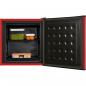 Preview: Exquisit GB40-150E Stand Mini Gefrierschrank, 47 cm breit, 31L, Temperatureinstellung, rot