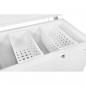 Preview: Exquisit GT200-HE-040C Stand Gefriertruhe, 103 cm breit, 198 L, LED Beleuchtung, 2 Körbe, Schnellgefrierfunktion, weiß