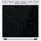 Preview: Gorenje GECS6C70WPA Elektro-Standherd mit Glaskeramikkochfeld, 60cm breit, 71L, Grill, Pizzafunktion, FrozenBake, MultiAir, weiß
