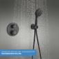 Preview: GROHE Precision Thermostat Duschsystem, Unterputz, Quickfix, mit Vitalio Start 250, mattschwarz (348832430)