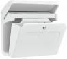 Preview: Burg Wächter Fehmarn 3888 W Kunststoff-Briefkasten, mit Zeitungsfach, Querformat, weiß (25780)