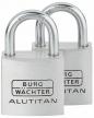 Preview: ARDEBO.de Burg Wächter Duo 770 30 SB Alutitan Vorhängeschloss-Set, Aluminium (36151)