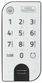 Preview: ARDEBO.de Burg Wächter ENTRY 7712 Keypad Fingerprint Tastatur mit Code + Fingerprint, Tastaturfeld beleuchtet (50712)