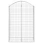 Preview: Gabione mit Hochbogen 100x50x140/160 cm Verzinktes Eisen