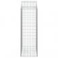 Preview: Gabione mit Hochbogen 100x50x140/160 cm Verzinktes Eisen