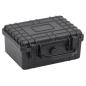 Preview: ARDEBO.de - Flugkoffer Tragbar Schwarz 24x19x11 cm PP