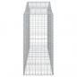 Preview: Gabionen mit Hochbogen 7 Stk. 200x50x120/140cm Verzinktes Eisen