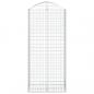 Preview: Gabione mit Hochbogen 100x50x220/240 cm Verzinktes Eisen
