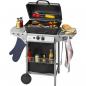 Preview: ARDEBO.de Clatronic GG 3590 Gasgrill, 50mbar, 2 Heizzonen, Stahlgehäuse, Räder, schwarz-silber (263692)