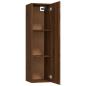 Preview: TV-Wandschrank Braun Eichen-Optik 30,5x30x110 cm