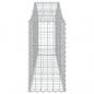 Preview: Gabionen mit Hochbogen 4 Stk. 200x30x60/80 cm Verzinktes Eisen