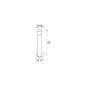 Preview: SLV GRAFIT 60 Outdoor Stehleuchte, anthrazit, round, E27 (1006181)