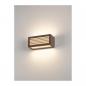 Preview: SLV BOX-L, Outdoor Wandleuchte, TC-(D,H,T,Q)SE, IP44, eckig, max. 18W, rost (232497)