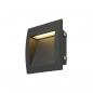 Preview: ARDEBO.de SLV DOWNUNDER OUT L Wandeinbauleuchte, LED, 3000K, anthrazit (233615)