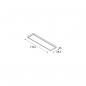 Preview: SLV PANEL DALI Deckenaufbauleuchte, LED, 1200x300mm, grau, 4000K (1003055)