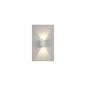 Preview: SLV QUAD BIG UP/DOWN Wandleuchte, LED, 3000K, IP44, eckig, weiß (232441)