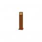 Preview: ARDEBO.de SLV RUSTY SQUARE 70 Outdoor Standleuchte, LED, 3000K, eckig, stahl gerostet (233437)